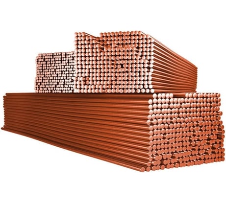 Пруток омедненный ER70S-6 Св08Г2С (2.4x1000 мм; 5 кг пачка) Foxweld 4870