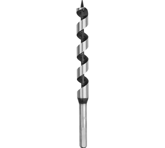 Сверло по дереву спираль Левиса (18х220 мм) Vertextools 444-18-220