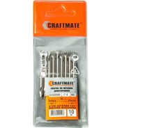 Сверло двухстороннее по металлу (10 шт; 4х55х14 мм; M2) Novocraft X22204010