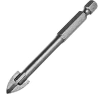 Сверло по стеклу и керамике CROSS (5х65 мм; HEX; 4 грани) под шуруповерт Novocraft CXCR5065