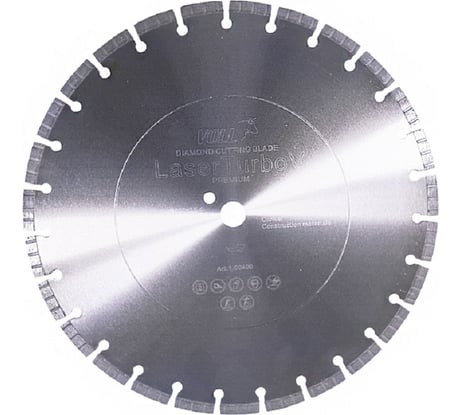 Диск алмазный LaserTurboV PREMIUM (400х25.4 мм) VOLL 1.00400