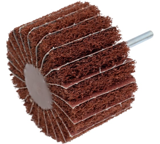 Щетка комбинированная шлифовальная на шпинделе SKM (80x50x6 мм; A-MED+P100) Toyev 005011 1