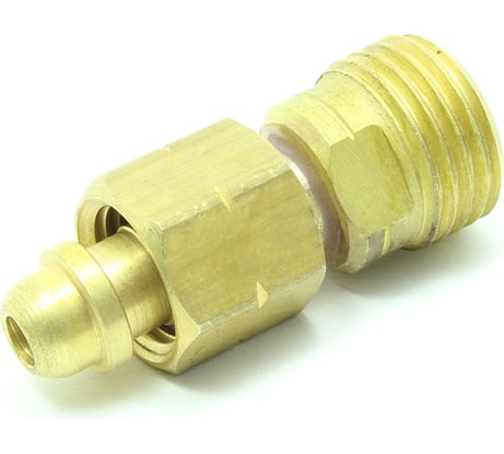 Переходник рукавный (М12 гайка-М16 наружная, правые; 43 мм) СваркаДжет 4301010803072