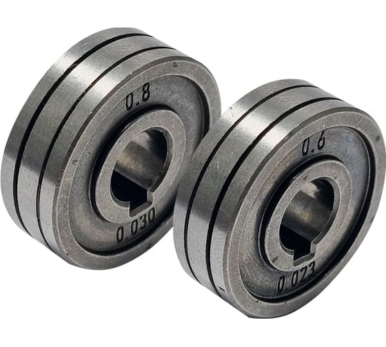 Ролик (2 шт; 0.6-0.8 мм; сталь) для IRMIG 160 SYN/180 SYN/200SYN FUBAG 31507 1