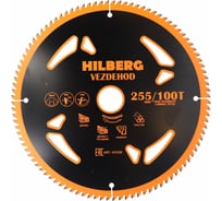 Диск пильный Vezdehod 255х30 мм, 100Т, 7 град. Hilberg HV258