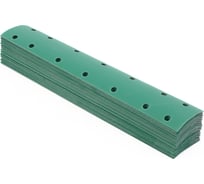 Пoлоса aбразивнaя GREEN FILM 14 отверстий, P220, на липучке, 70х400 мм, 50 шт TILFLEX TL44-220/50