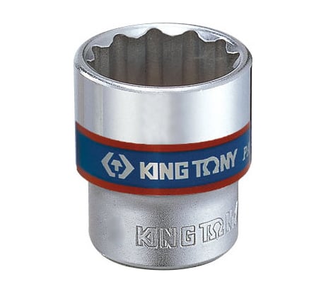 Головка торцевая стандартная двенадцатигранная (18 мм; 3/8") KING TONY 333018M