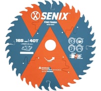 Диск пильный по дереву 165х20 мм, 40Т SENIX AECS-0004