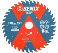 Диск пильный по дереву 140х20 мм, 40Т SENIX AECS-0002