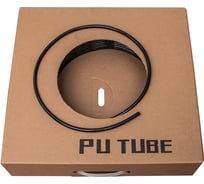 Трубка пневматическая PU98 6х4 мм, 50 м (черная) арт. NBPT 83085