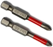 Бита торсионная PH1, 50 мм, 2 шт 720861 REDVERG 00006693505