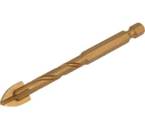 Сверло по стеклу и керамограниту с нитрид-титановым покрытием 10 мм 701041 REDVERG 00006692898