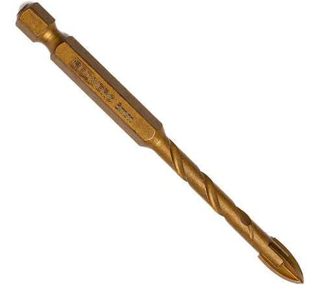 Сверло по стеклу и керамограниту с нитрид-титановым покрытием 6 мм 701021 REDVERG 00006692896