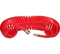 Шланг полиуретановый спиральный PH06 10 м, 12 мм c быстросъемным соединением SKIPER 00-00014414