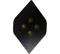 Ромбовидная опорная тарелка 92x58 мм, 4 отверстия Vitatools PD-92x58-4