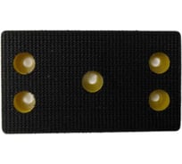 Прямоугольная опорная тарелка 70x40 мм, 5 отверстий Vitatools PD-70x40-5