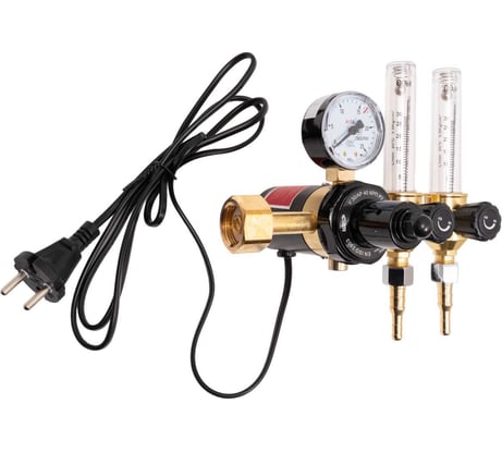 Регулятор для углекислоты и аргона У 30/АР 40 КРП Р2 220V c 2-мя ротаметрами и подогревателем KRASS 2133505