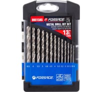 Сверла по металлу набор 13 предметов Forsage F-DBS13AS(60906)