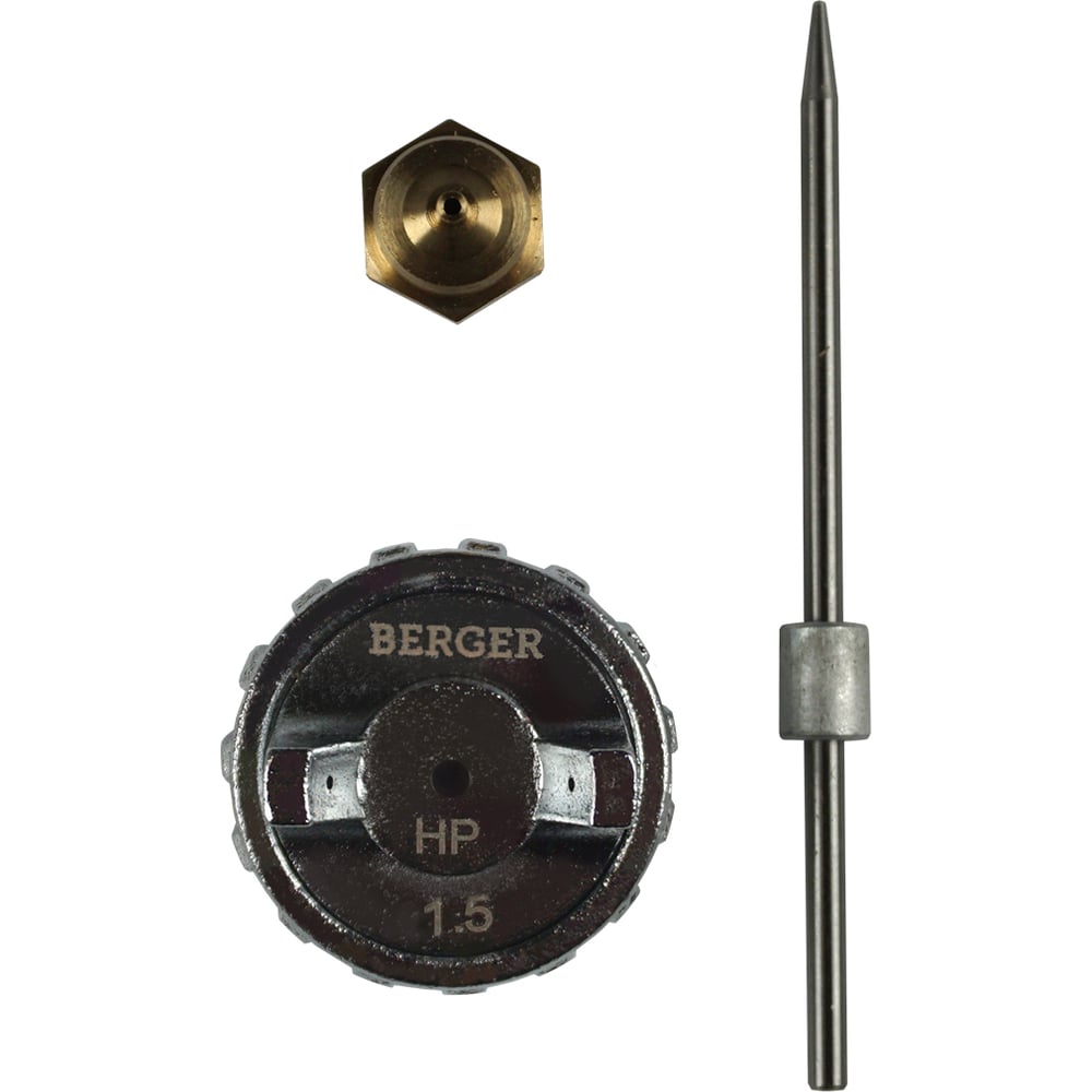 Комплект сменный сопло+игла+дюза 1.5 мм для краскопульта ГРАУ HP Berger ...