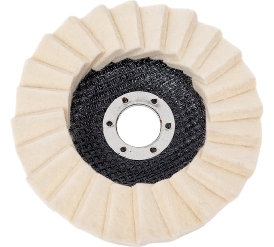 Полировальный лепестковый круг Orientcraft 125 мм, войлок 116.00-Wool