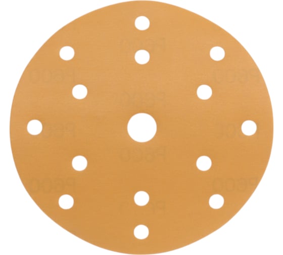 Самозацепляемый круг GOLD 150 мм, 15 отверстий, P600, 50 шт Orientcraft G15060015 1