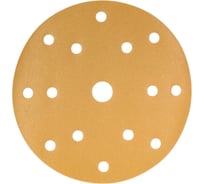 Самозацепляемый круг GOLD 150 мм, 15 отверстий, P320, 50 шт Orientcraft G15032015