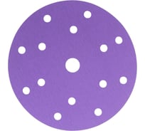 Самозацепляемый круг Orientcraft CERAMIC, 150 мм, 15 отверстий, P240, 50 штук C15024015