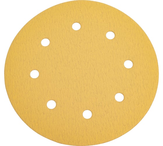 Самозацепляемый круг GOLD 180 мм, 8 отверстий, P180, 50 шт Orientcraft G1801808 1