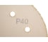 Самозацепляемый круг GOLD 180 мм, 8 отверстий, P40, 50 шт Orientcraft G180408 3