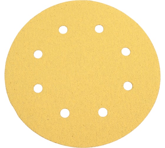 Самозацепляемый круг GOLD 180 мм, 8 отверстий, P80, 50 шт Orientcraft G180808 1