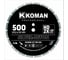 Диск алмазный KOMAN бетон, 500мм, 20" 500-0120 1