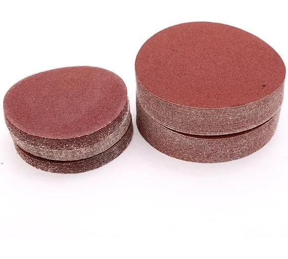 Шлифовальные круги, 30 шт, 125 мм, Р1000, без отверстий Vitatools R-125-P1000-30-0 1