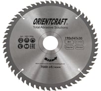 Диск пильный по дереву Orientcraft 190х30/20 мм, 56Z 1009119056