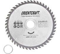 Диск пильный по дереву Orientcraft 210х32/30 мм, 48Z 1009121048
