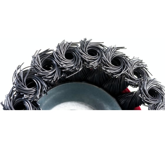 Щетка-чашка (75 мм; М14; крученая проволока) для УШМ vertextools 12200-075