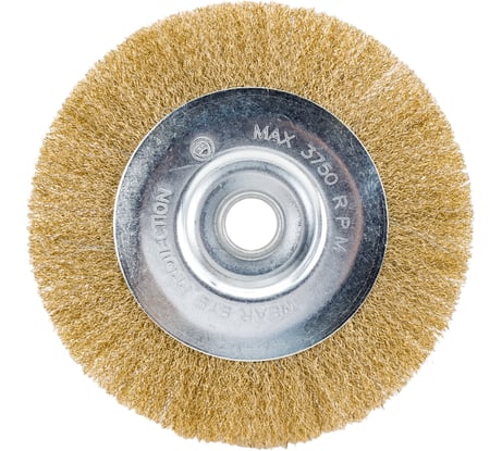 Щетка плоская (200х22 мм; латунированная проволока) для УШМ vertextools 12099-200