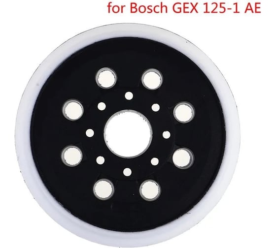 Комплект из подошв Vitatools для шлифмашин Бош 125 мм, Bosch GEX 125-1 AE (2609100541), 10 шт PD-125-8-8-10