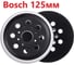 Комплект из подошв Vitatools для шлифмашин Бош 125 мм, Bosch GEX 125-1 AE (2609100541), 10 шт PD-125-8-8-10 9