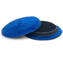 Круг меховой Vitatools 130/150 мм, синий, полировальный PL-130-150