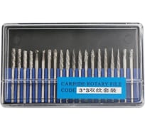 Набор борфрез Vitatools 3 мм, из вольфрамовой стали, шлифовальные насадки для резьбы nabor-bor-frez-20