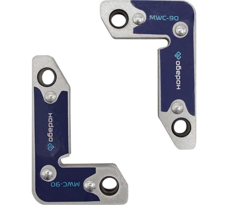 Магнитный угольник Оберон MWС-90, комплект 2 шт. JW-QC90