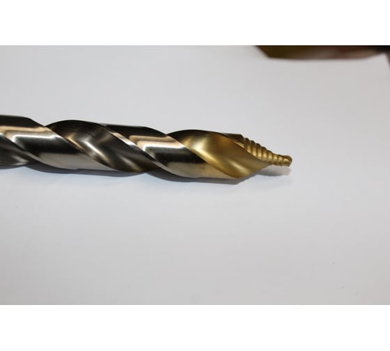 Сверло спиральное 1,0мм, ц/х DIN338 STEP TIP M2 со стружколомом (ступенчатое) Modern T D150.0010