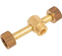 Тройник рамповый (гайка G3/4; гайка G3/4; G3/4 нар) СваркаДжет 4301040100035