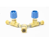 Тройник вентильный кислородный СваркаДжет 2-ВК-г М16х1,5 4301010803038