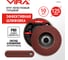 Круг лепестковый торцевой VIRA 125 мм, P80, 10 шт 559181 2