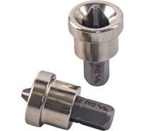 Биты магнитные с ограничителем S2, PH2, 25 мм, 2 шт VIRA 554505