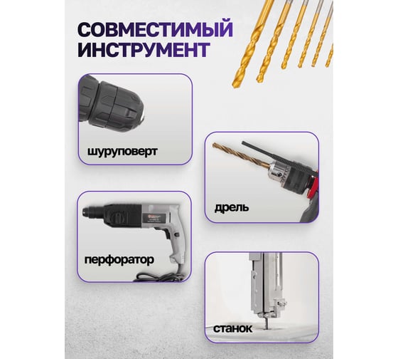 Сверла по металлу MEGATOOLS набор 15 предметов MT-924U15(60707)