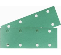 Абразивная полоса Deerfos FILM GREEN 81х133 мм, 8 отв., P180, 10 шт 4673761449188