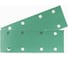 Абразивная полоса Deerfos FILM GREEN 81х133 мм, 8 отв., P2000, 10 шт 4673761449317 1