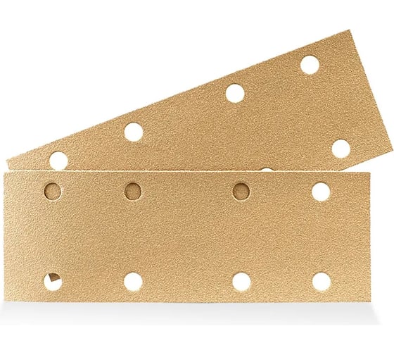 Абразивная полоса Deerfos GOLD 81х133 мм, 8 отверстий, Р150, 10 шт 4673761449690 1